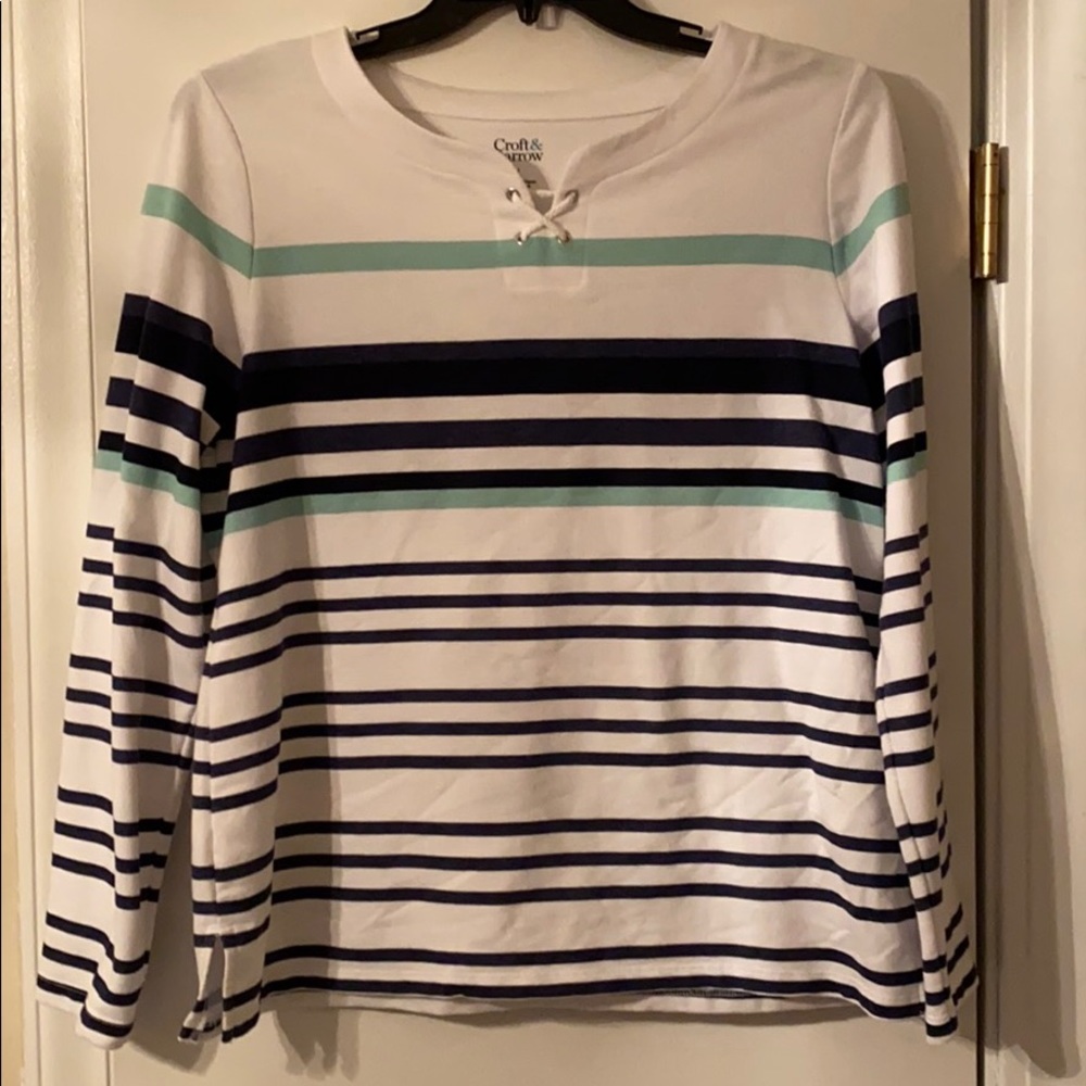 Croft & Barrow Nautical Top